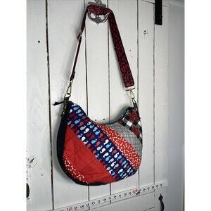 Lidia's Bags Ethnic Bohemian Quilted  Crossbody Bag Multicolor Large  - Animals